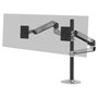 Ergotron LX Dual Stacking Arm Tall Pole Aluminio