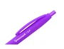 Liderpapel Bolígrafo Retráctil InkPro 07 Punta 0.7 mm con Tinta Azul y Acabado Soft Touch, Cuerpo Morado - Ideal para Escritura Precisa y Fluida con Clip Resistente