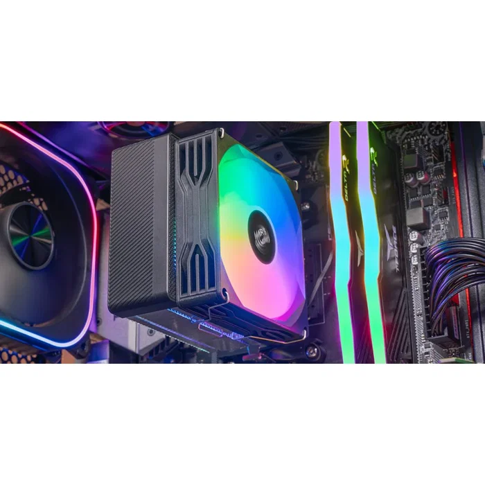 Refrigeración cpu mars gaming mcpu-xu2 negro mars gaming disipador aire / frgb / 90 mm / 2 heatpipes / tdp 150w / intel & amd Refrigeración cpu mars gaming mcpu-xu2 negro mars gaming disipador aire / frgb / 90 mm / 2 heatpipes / tdp 150w / intel & amd