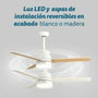 Grunkel SKYECO-42 Ventilador de Techo Blanco 40W 106cm