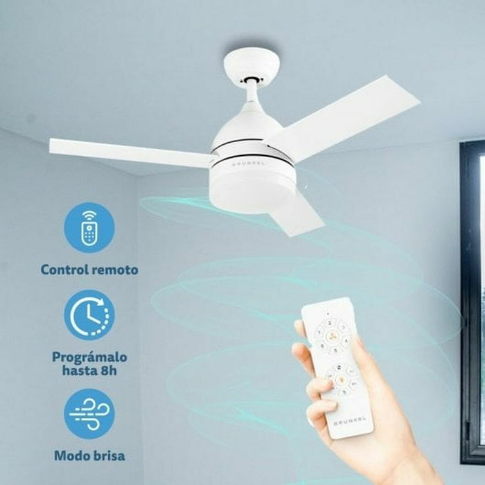 Grunkel SKYECO-42 Ventilador de Techo Blanco 40W 106cm