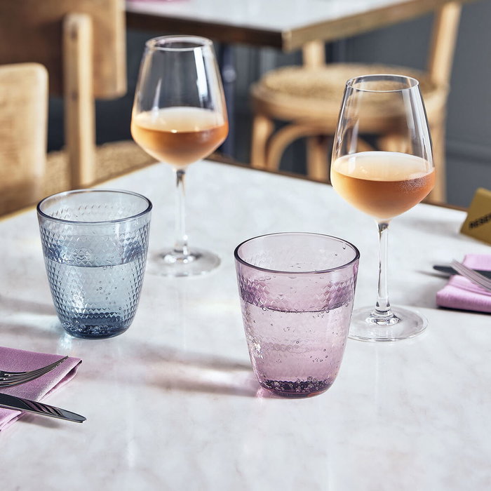 Luminarc Vaso Alto Vidrio Pampille Rosa 31 cL (6 Unidades)