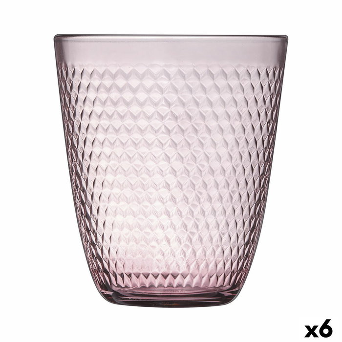 Luminarc Vaso Alto Vidrio Pampille Rosa 31 cL (6 Unidades)