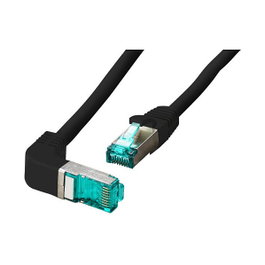EFB Elektronik Cable de red Cat6a S/FTP RJ45 de 0,5 m Negro