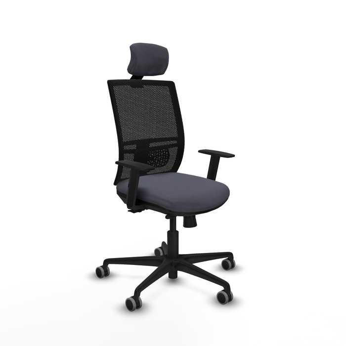 PIQUERAS Y CRESPO Silla de oficina Yunquera Gris oscuro y Negro PIQUERAS Y CRESPO Silla de oficina Yunquera Gris oscuro y Negro