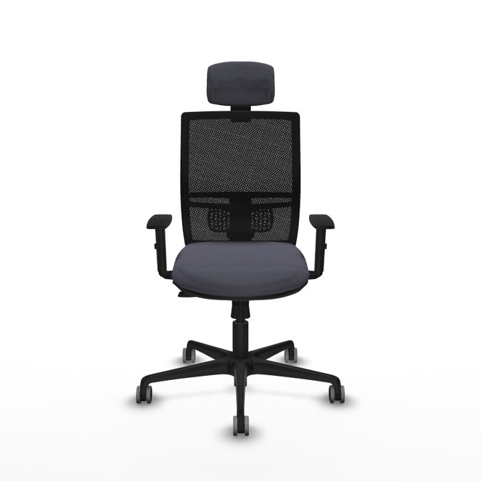 PIQUERAS Y CRESPO Silla de oficina Yunquera Gris oscuro y Negro PIQUERAS Y CRESPO Silla de oficina Yunquera Gris oscuro y Negro
