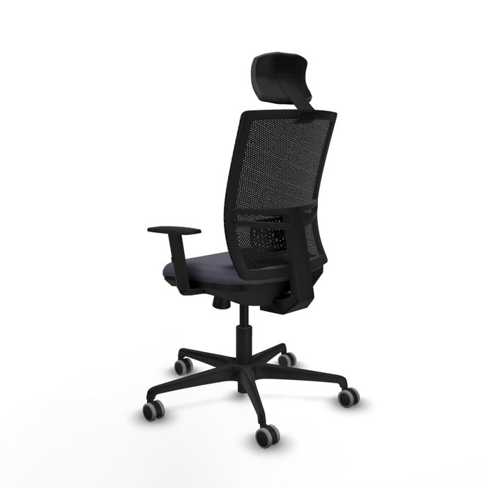 PIQUERAS Y CRESPO Silla de oficina Yunquera Gris oscuro y Negro PIQUERAS Y CRESPO Silla de oficina Yunquera Gris oscuro y Negro