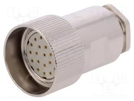 LAPP Conector M23 Hembra 21 Pines Recto IP67