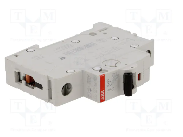 ABB Interruptor magnetotérmico S200 1A 1P 6kA ABB Interruptor magnetotérmico S200 1A 1P 6kA