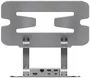 Rapoo UCS-5001 Soporte de mesa para portátil con docking USB-C, color plata