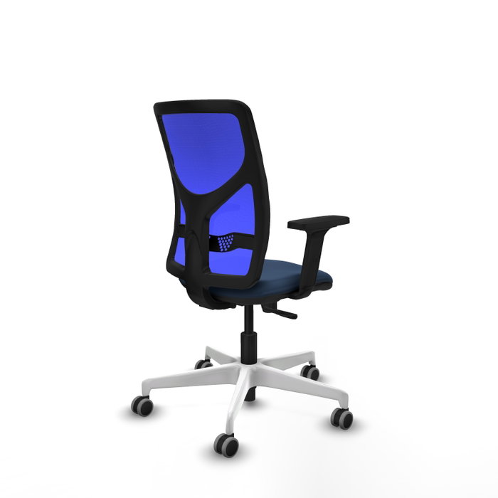 PIQUERAS Y CRESPO Silla de oficina Motilla Azul marino y azul