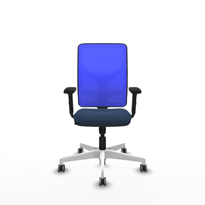 PIQUERAS Y CRESPO Silla de oficina Motilla Azul marino y azul