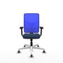 PIQUERAS Y CRESPO Silla de oficina Motilla Azul marino y azul