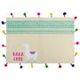 Home Deco Factory Individual Llama Decorativo Pompones 48x34 cm