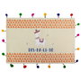 Home Deco Factory Individual Llama Decorativo Pompones 48x34 cm