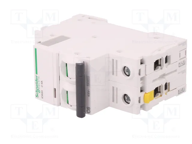 SCHNEIDER ELECTRIC Interruptor magnetotérmico ACTI9 iC60H 6A 2P Caract C SCHNEIDER ELECTRIC Interruptor magnetotérmico ACTI9 iC60H 6A 2P Caract C