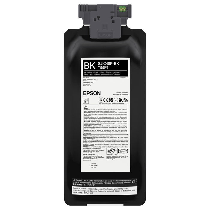 Epson SJIC48P-BK Cartucho de Tinta Original Negro 480 ml