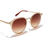 Hawkers WARWICK METAL Gafas de Sol Unisex Redondas Metal Gold Terracota 1 unidad