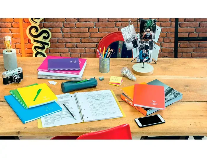 Clairefontaine Koverbook Cuaderno espiral A4+ 80 hojas cuadro 5 mm Clairefontaine Koverbook Cuaderno espiral A4+ 80 hojas cuadro 5 mm