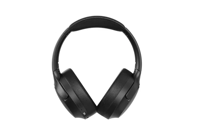 Gembird BHP-ANC-01 Auriculares Diadema Bluetooth con Cancelación Activa de Ruido (ANC) - Hasta 10h Autonomía, Conexión Alámbrica e Inalámbrica, Negro