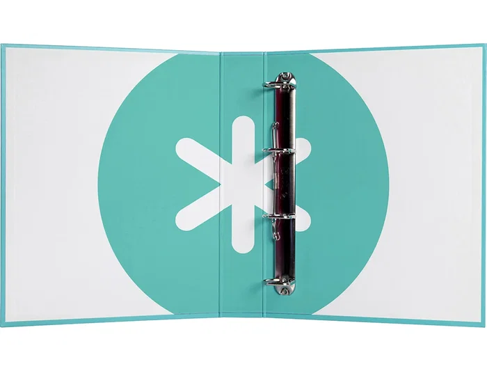 Antartik Carpeta 4 anillas 40 mm mixtas A4 forrada color menta Antartik Carpeta 4 anillas 40 mm mixtas A4 forrada color menta