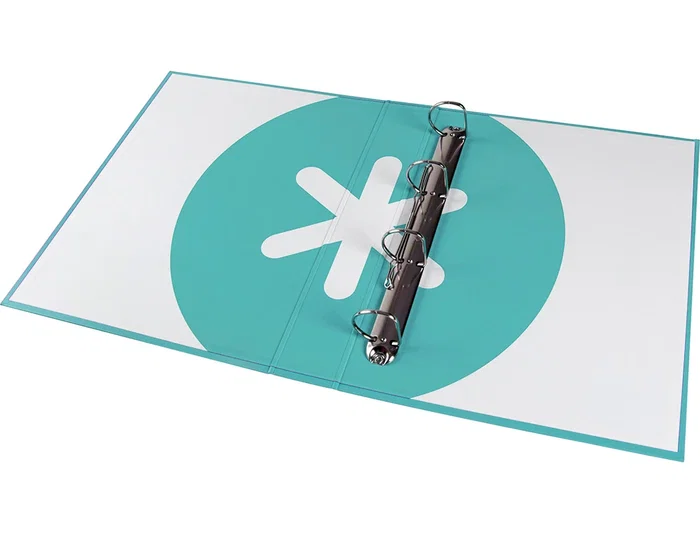 Antartik Carpeta 4 anillas 40 mm mixtas A4 forrada color menta Antartik Carpeta 4 anillas 40 mm mixtas A4 forrada color menta