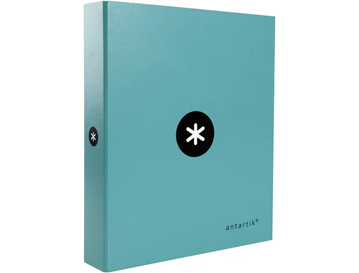 Antartik Carpeta 4 anillas 40 mm mixtas A4 forrada color menta Antartik Carpeta 4 anillas 40 mm mixtas A4 forrada color menta