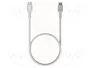 Green Cell KABGC100PF30SW Cable USB C a USB C, 0,3 m, Blanco