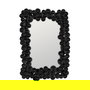 Espejo Negro Metal-Cristal Decoración 82 X 7 X 113 cm
