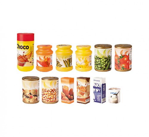 Miniland Juego de alimentos envasados 12 piezas