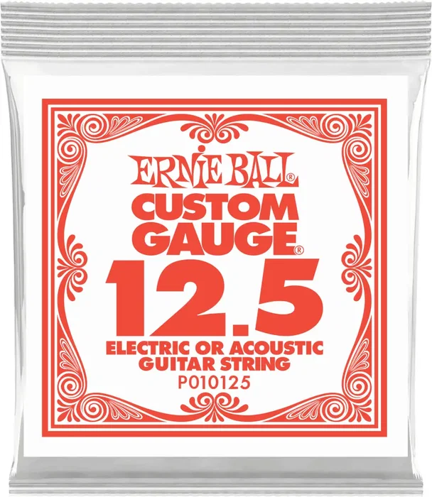 ERNIEBALL Cuerda Eléctrica Slinky Plana - Calibre 012.5 para Guitarra