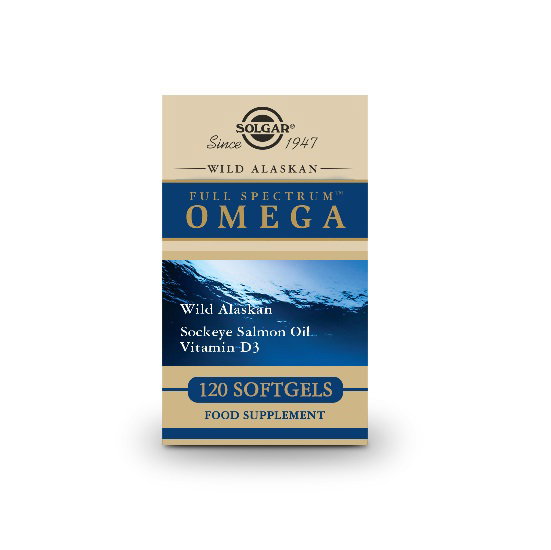 SOLGAR Full Spectrum Omega 120 Cápsulas blandas