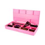 Bifull Caja de Utillajes de Peluquería Rosa