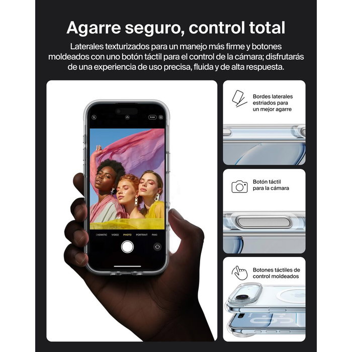 Belkin SheerForce Clear Case para iPhone Air, Transparente