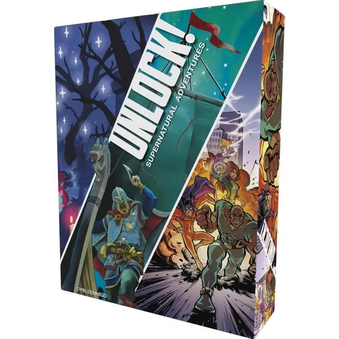 Asmodee ¡Desbloquea! Aventuras arriesgadas - Juego de mesa - Idioma francés - ACD1726503803852