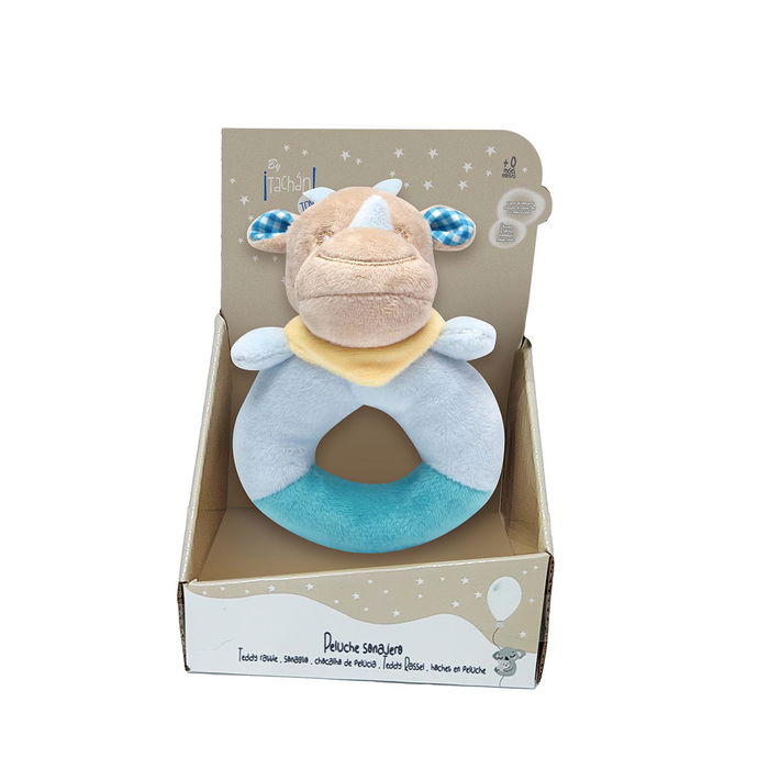 Tachan Sonajero Redondo Baby Rabbit Vaquita con Sonido Relajante +0 Meses
