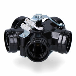 F-Line Portalámparas múltiple de 5 casquillos E27, M10, Negro