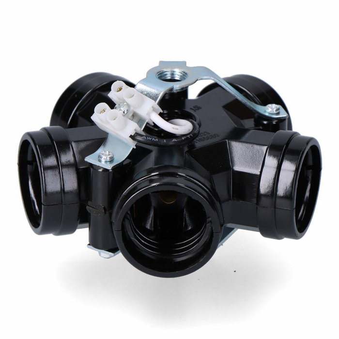 F-Line Portalámparas múltiple de 5 casquillos E27, M10, Negro F-Line Portalámparas múltiple de 5 casquillos E27, M10, Negro