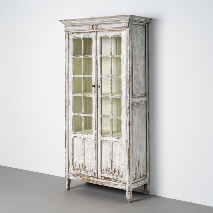 Vitrina Madera Reciclada Salón 100 X 45 X 201,50 cm