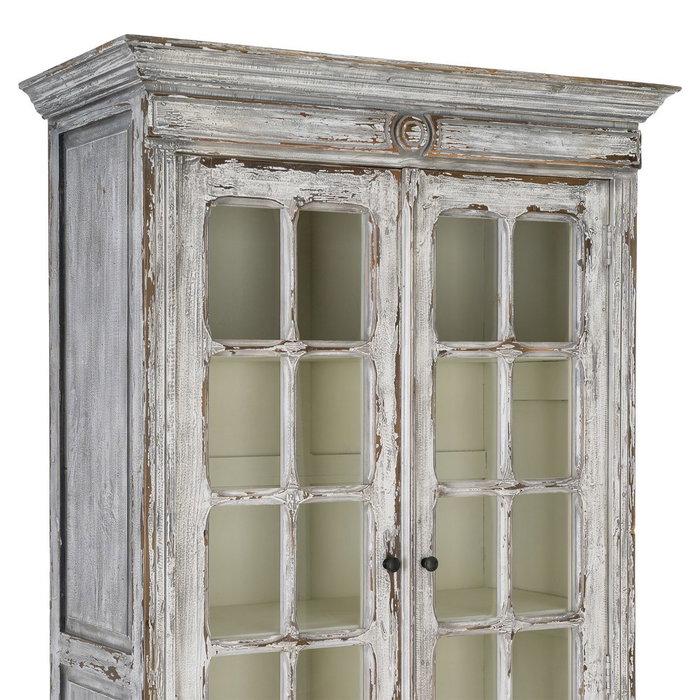 Vitrina Madera Reciclada Salón 100 X 45 X 201,50 cm