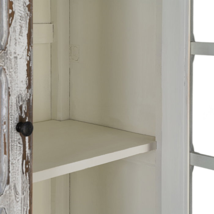 Vitrina Madera Reciclada Salón 100 X 45 X 201,50 cm