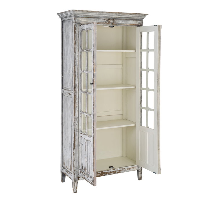 Vitrina Madera Reciclada Salón 100 X 45 X 201,50 cm