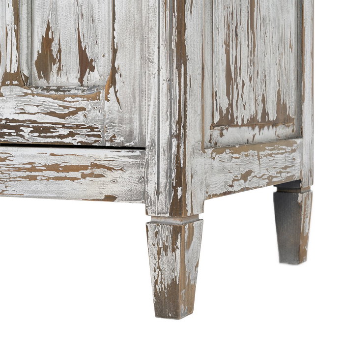 Vitrina Madera Reciclada Salón 100 X 45 X 201,50 cm