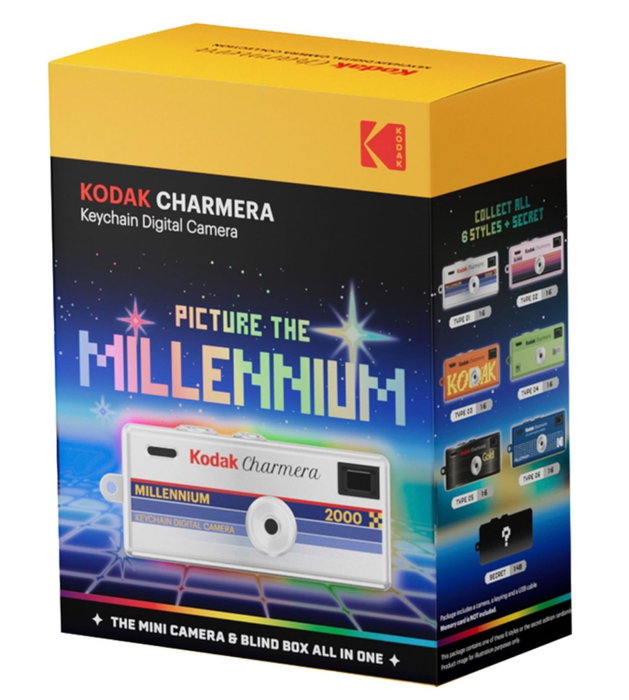 Kodak Charmera Millennium RK0603 Mini Cámara Digital Llavero