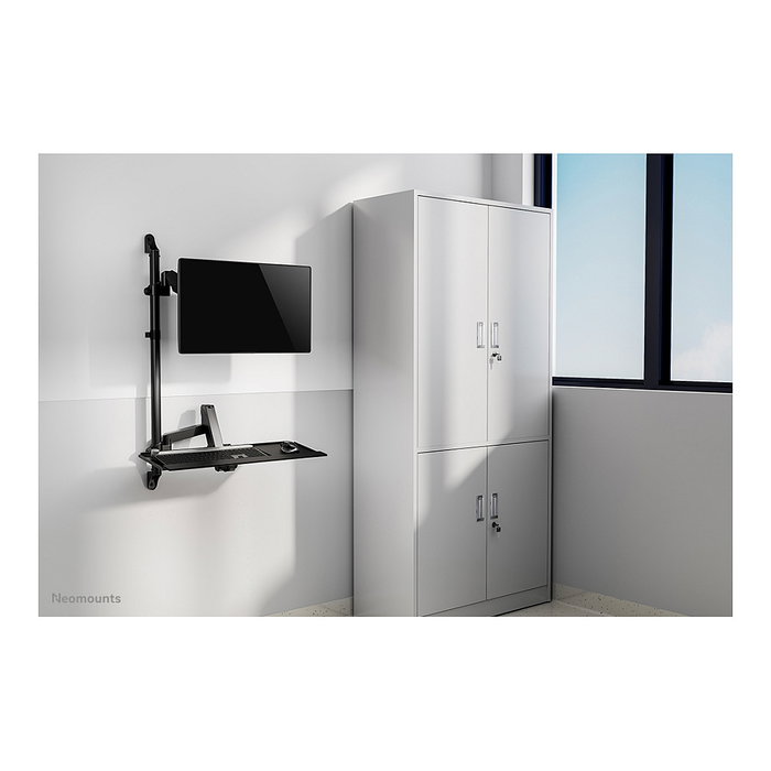 Neomounts WL90-325BL1 Soporte de Pared Móvil para Monitor 17-32", 9 kg, Resorte de Gas, Rotación 360°, Inclinación, Negro - Soporte de Trabajo de Pie/Sentado Neomounts WL90-325BL1 Soporte de Pared Móvil para Monitor 17-32", 9 kg, Resorte de Gas, Rotación 360°, Inclinación, Negro - Soporte de Trabajo de Pie/Sentado