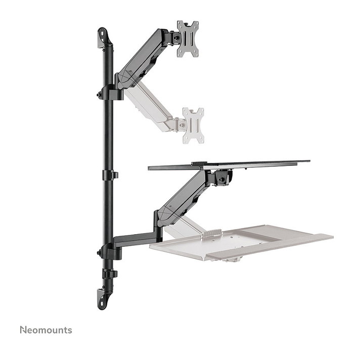 Neomounts WL90-325BL1 Soporte de Pared Móvil para Monitor 17-32", 9 kg, Resorte de Gas, Rotación 360°, Inclinación, Negro - Soporte de Trabajo de Pie/Sentado Neomounts WL90-325BL1 Soporte de Pared Móvil para Monitor 17-32", 9 kg, Resorte de Gas, Rotación 360°, Inclinación, Negro - Soporte de Trabajo de Pie/Sentado