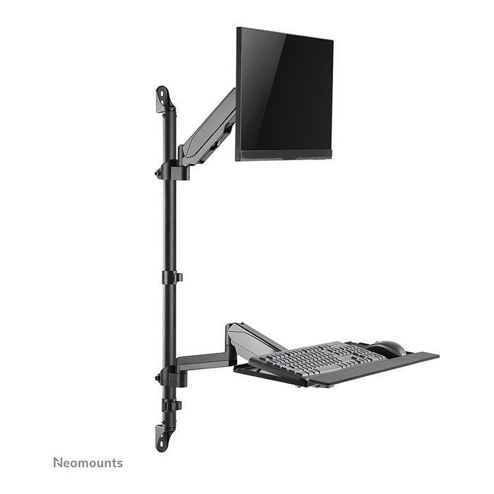 Neomounts WL90-325BL1 Soporte de Pared Móvil para Monitor 17-32", 9 kg, Resorte de Gas, Rotación 360°, Inclinación, Negro - Soporte de Trabajo de Pie/Sentado Neomounts WL90-325BL1 Soporte de Pared Móvil para Monitor 17-32", 9 kg, Resorte de Gas, Rotación 360°, Inclinación, Negro - Soporte de Trabajo de Pie/Sentado
