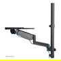 Neomounts WL90-325BL1 Soporte de Pared Móvil para Monitor 17-32", 9 kg, Resorte de Gas, Rotación 360°, Inclinación, Negro - Soporte de Trabajo de Pie/Sentado