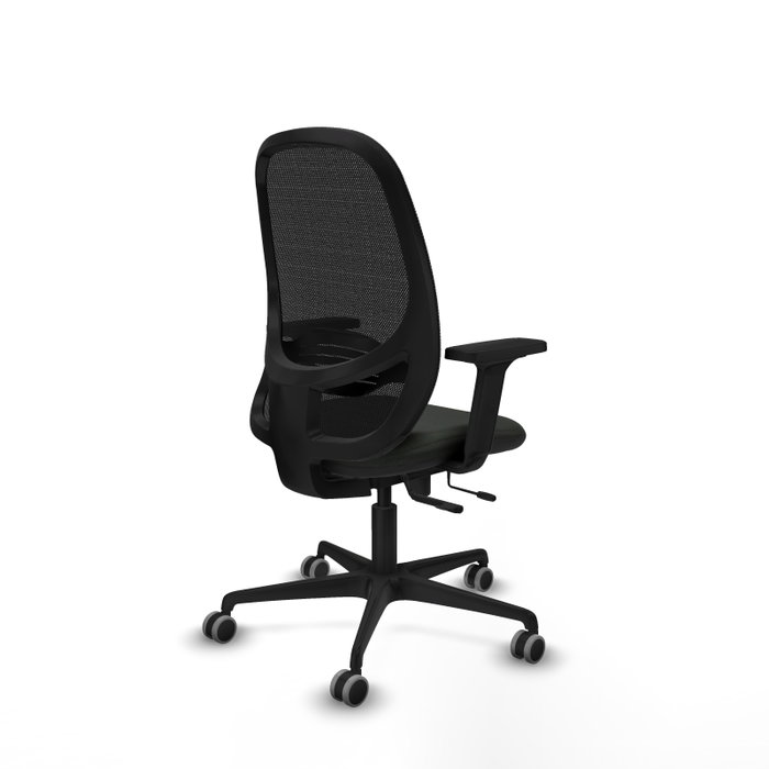 PIQUERAS Y CRESPO Silla de oficina Cilanco Negra con mecanismo Sincro/Traslack