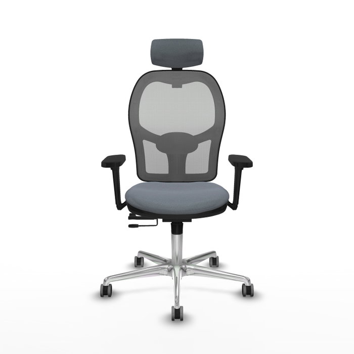 PIQUERAS Y CRESPO Silla de oficina Jorquera Gris con mecanismo Sincro/Traslack PIQUERAS Y CRESPO Silla de oficina Jorquera Gris con mecanismo Sincro/Traslack